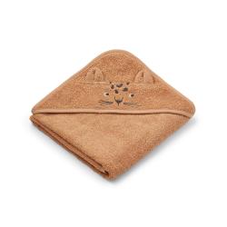 Cape de bain bébé Léopard Albert - Abricot - Liewood