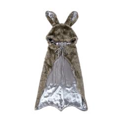 Cape des bois lapin en fausse fourrure - Beige - Numéro 74