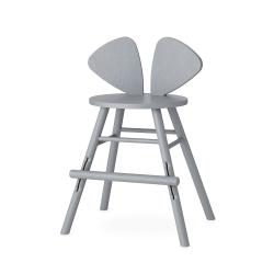 Chaise junior Mouse 3-9 ans - Gris - Nofred