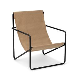 Chaise Lounge Desert - Noir/Sable - Ferm Living