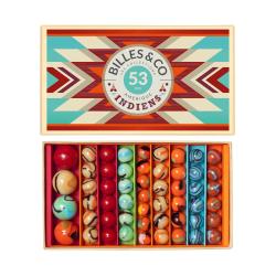 Coffret de 53 Billes - Indiens - Billes and Co