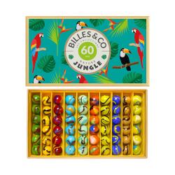 Coffret de 60 Billes - Jungle - Billes and Co