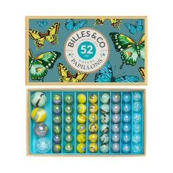 Coffret de 52 Billes - Papillons - Billes and Co