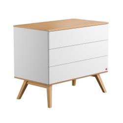 Commode à langer Nature - Blanc - Vox