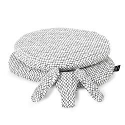 Coussins d'assise Tibu Diamond BlacketWhite - Blanc/Noir - Charlie Crane