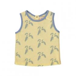 Débardeur Imprimé Palmier Tropicool - Jaune Blune Paris