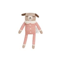 Doudou Chien en Combinaison - Rose - Main Sauvage
