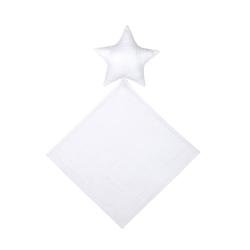 Doudou étoile Lovely Star - Blanc - Numéro 74