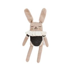 Doudou Lapin en Maillot - Noir - Main Sauvage
