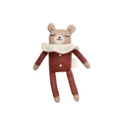 Doudou Ourson Pyjama - Sienne - Main Sauvage