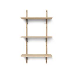 Etagère Sector Triple T/N - Chêne/Noir - Ferm Living