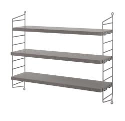 Etagère String Pocket - Gris - String Furniture