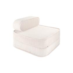 Fauteuil Flip convertible en velours côtelé - Ecru Wigiwama