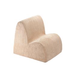 Fauteuil Cloud en velours côtelé - Beige Wigiwama