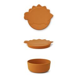 Boîte Lunch Dino Charlot - Moutarde - Liewood