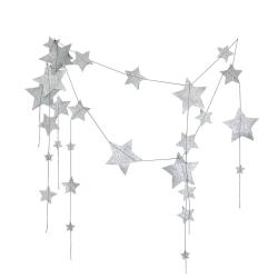 Guirlande pluie d'étoiles - Argent - Numéro 74