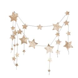 Guirlande pluie d'étoiles - Or - Numéro 74