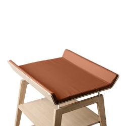 Housse de matelas à langer Linea - Terracotta - Leander