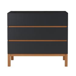 Commode à langer 3 tiroirs Indigo - Moon shadow - Quax