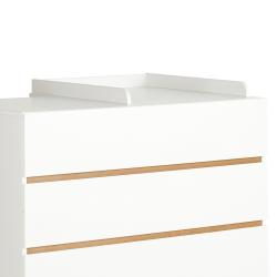 Extension plan à langer pour commode Indigo - Blanc - Quax