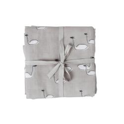 Set de 3 langes - Gris bleuté - Ferm Living