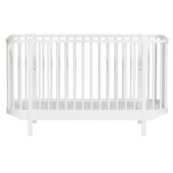 Lit bébé évolutif Wood - Blanc - Oliver Furniture