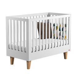 Lit bébé 60 x 120 Lounge - Blanc - Vox