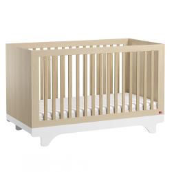 Lit bébé évolutif Playwood - Bouleau/Blanc - Vox
