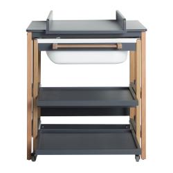 Meuble de bain bébé Smart - Moon shadow/Naturel - Quax