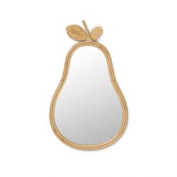 Miroir Poire en rotin Ferm Living