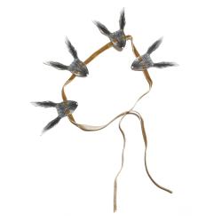 Couronne enfant Lièvre - Noir - Ninn Apouladaki