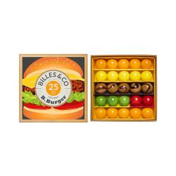 Petit Coffret de 25 Billes - B-Burger - Billes and Co