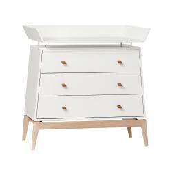 Plan à langer pour Commode Luna - Blanc - Leander
