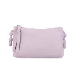 Pochette en cuir - Mauve - Easy Peasy