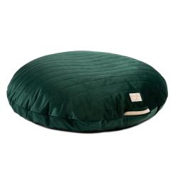 Pouf Sahara éco-velours - Emeraude - Nobodinoz