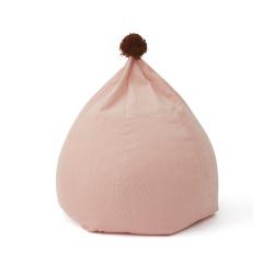 Pouf en velours côtelé - Rose poudré - OYOY