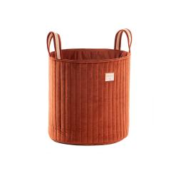 Sac de rangement Velours Savanna - Rouille - Nobodinoz