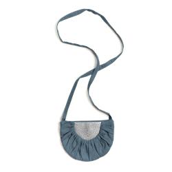 Sac Lune S - Bleu canard/Argent - Mouche Paris