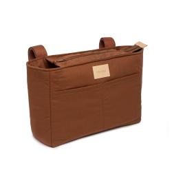 Sac Organisateur de Poussette Imperméable - Terracotta - Nobodinoz