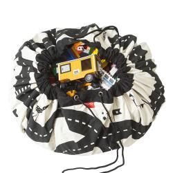 Sac - Tapis de jeux Autoroute/Eclairs - Noir - Play et Go