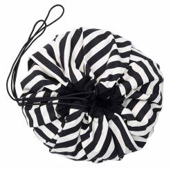 Sac - Tapis de jeux Rayures - Noir - Play et Go