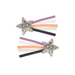 Set de 2 Barrettes Clips Etoiles Filantes - Mimi et Lula