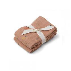 Set de 2 Langes Lewis Fruit - Rose Tuscany - Liewood