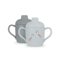 Set de 2 Tasses Apprentissage Haltérophile - Konges Slojd