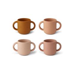 Set de 4 Tasses Chat Gene - Rose mix - Liewood