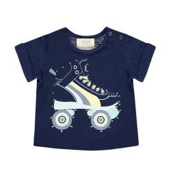 T-shirt Dessine-moi un Roller - Marine