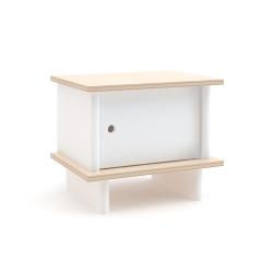 Table de chevet ML - Blanc/Bouleau - Oeuf NYC
