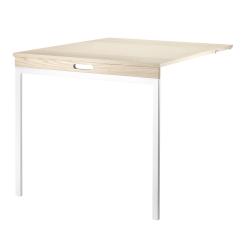 Table murale pliante - Frêne / Blanc - String Furniture