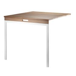 Table murale pliante - Noyer / Blanc - String Furniture