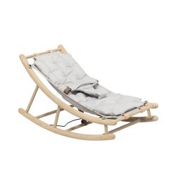 Transat Bébé et Enfant Wood - Chêne/Gris - Oliver Furniture